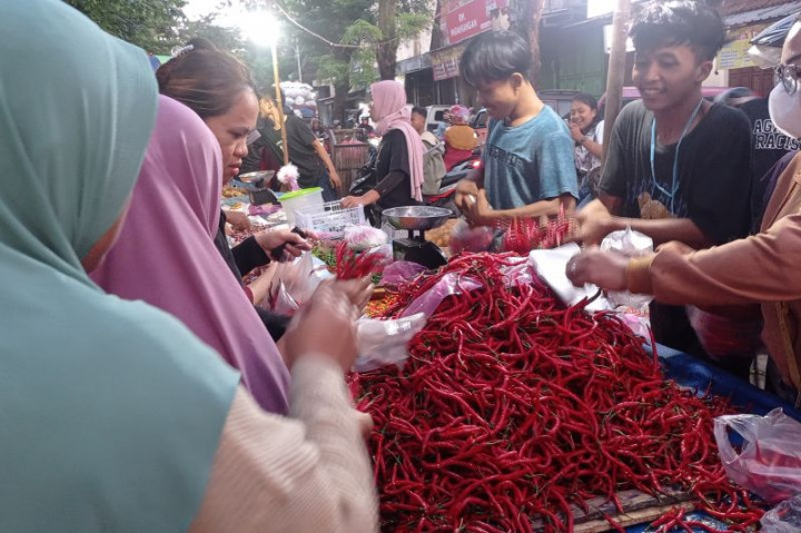 Cabai Merah di Lebak Banten Dibanderol Rp82 Ribu per Kg