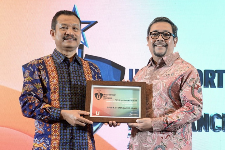 5 Tahun Beri Imbal Hasil Optimal, BPJS Ketenagakerjaan Raih Best Insurance Awards 2024