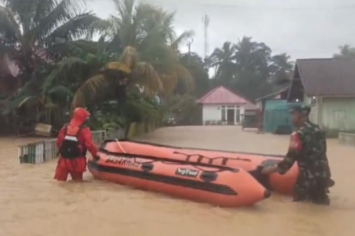 Banjir Setinggi 1 Meter Rendam Puluhan Rumah di 5 Desa di Konawe Utara