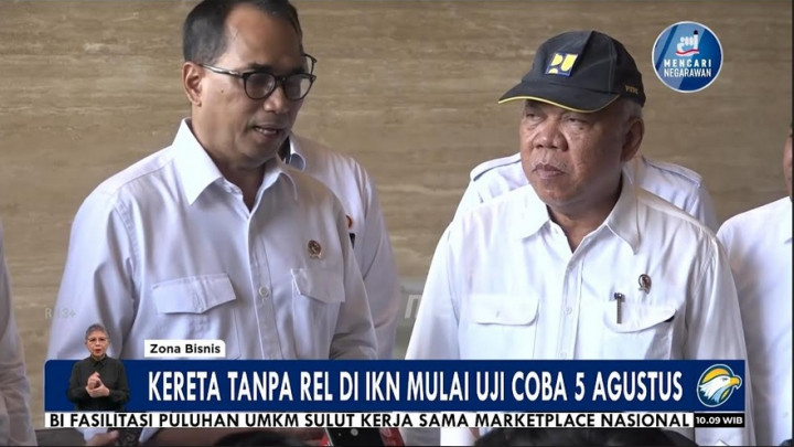 Kereta Gratis IKN yang Diuji Coba Hingga Desember 2024 Pinjaman Tiongkok