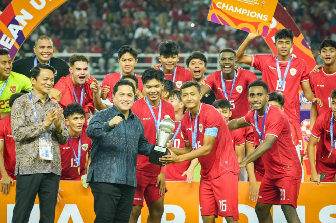 Timnas U-19 Indonesia juara Piala AFF U-19. Foto: Dok. PSSI.