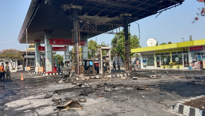 Kebakaran SPBU Colomadu Karanganyar, Satu Mobil Ikut Ludes