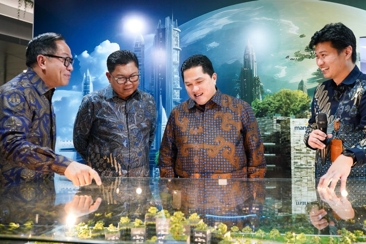 Resmikan Gedung Nawasena Mandiri Corporate University, Erick Thohir: Penyiapan SDM Sangat Penting