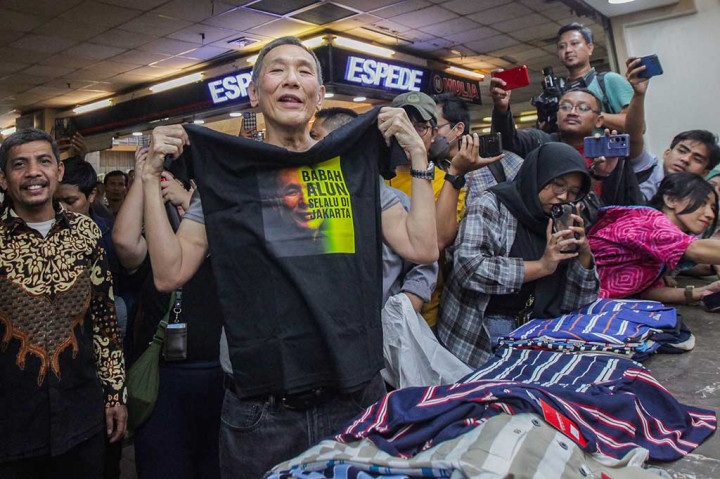 Jusuf Hamka Blusukan ke Pasar Tanah Abang