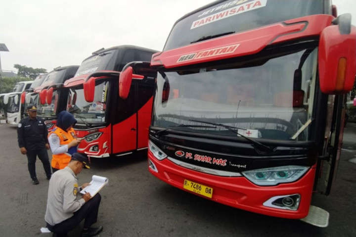 Potret Ramp Check 36 Bus yang Disiapkan untuk HUT RI di IKN
