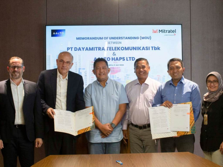 Mitratel Gandeng AALTO Jajaki Penyediaan Konektivitas HAPS di Indonesia
