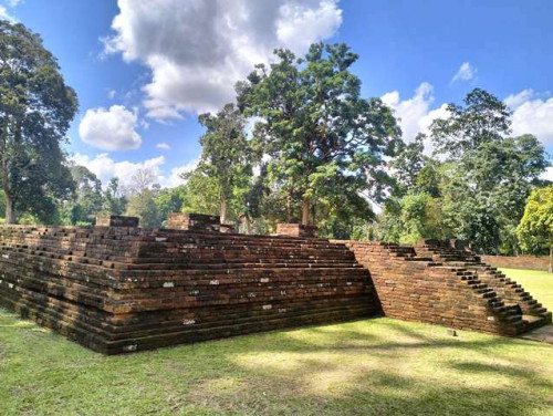 KCBN Muarajambi tidak hanya menjadi simbol keyakinan Buddha, tetapi juga pusat pendidikan dan destinasi spiritual. Dok. Yatin Suleha/Medcom