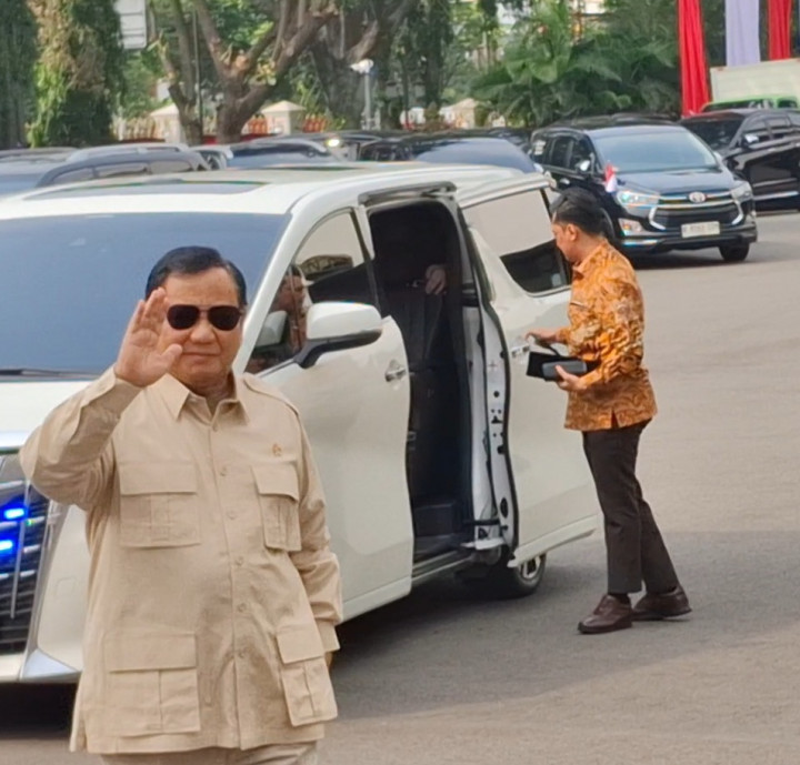 Temui Jokowi, Prabowo Lapor Hasil Pertemuan dengan 4 Presiden