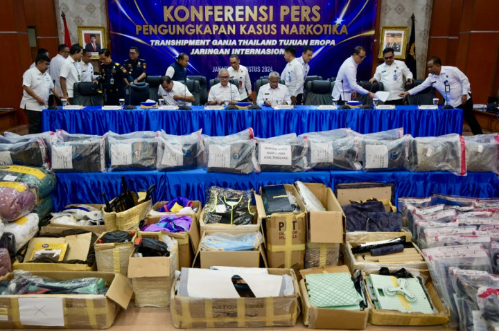 BNN-Bea Cukai Gagalkan Penyelundupan 113,65 Kg Ganja Asal Thailand