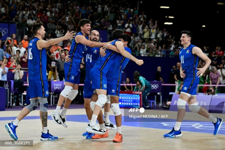 Dramatis, Italia Singkirkan Jepang dan Melaju ke Semifinal Bola Voli Putra