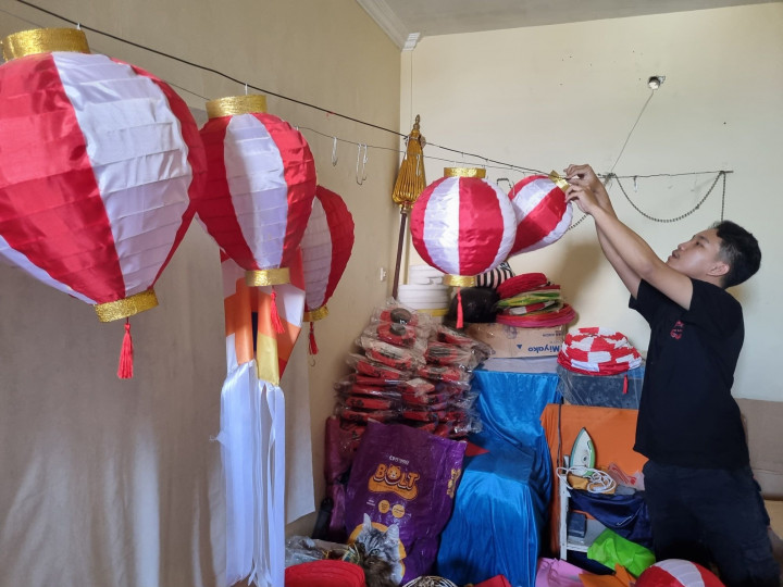 Berkah HUT Kemerdekaan RI, Perajin Lampion Solo Panen Pesanan