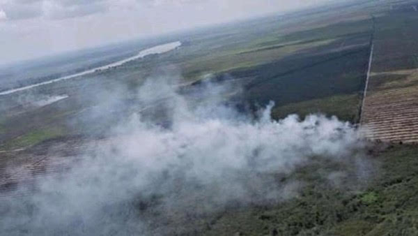 2 Hektare Lahan Gambut di Banyuasin Terbakar