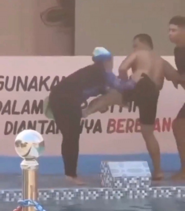 Viral Rebutan Kolam, Pelatih Renang di Asahan Tendang Alat Vital Guru Wanita