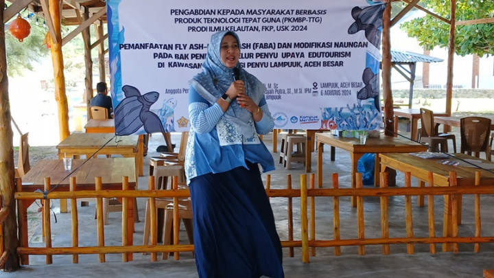 Kombinasikan Konservasi dan Edukasi, FKP USK Bangun Bak Penetasan Penyu