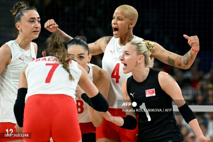 Olimpiade Paris: Turki ke Semifinal Usai Menang Dramatis atas Tiongkok di Voli Putri