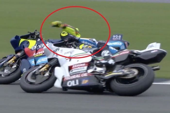 Bukan Ngajak Ribut, Ini Makna Isyarat Tangan Digia ke Marquez di Silverstone