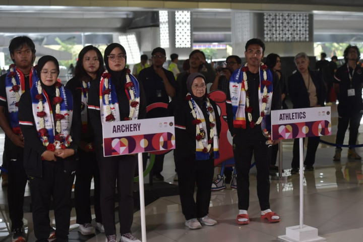 Olimpiade Paris 2024: Atlet Panahan dan Atletik Tiba di Tanah Air