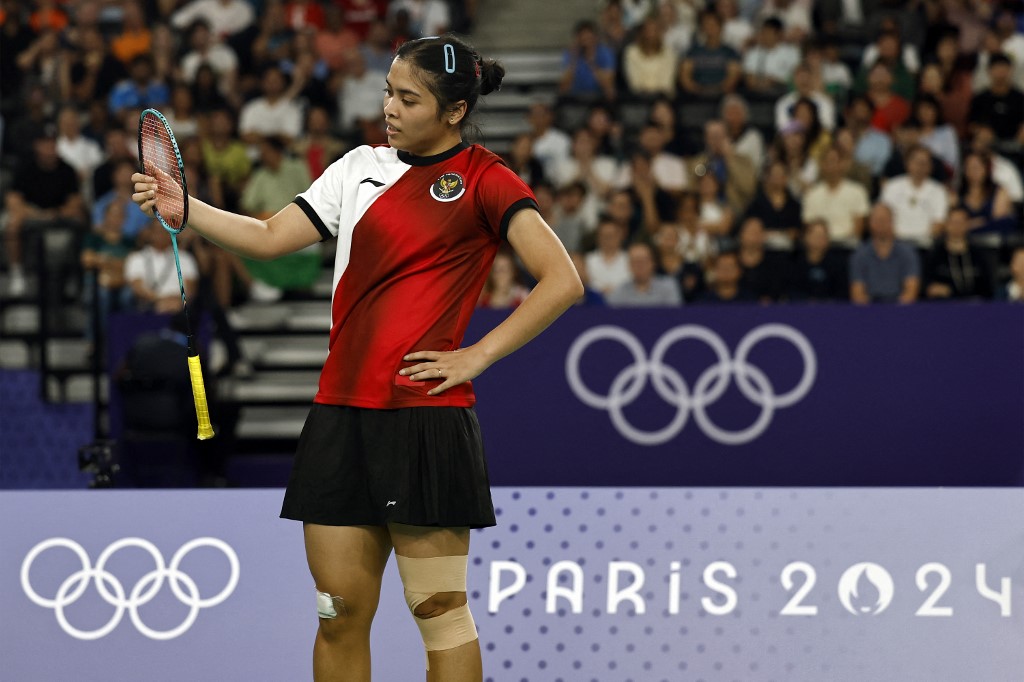 Gregoria Mariska Tunjung. AFP PHOTO/Luis Tato