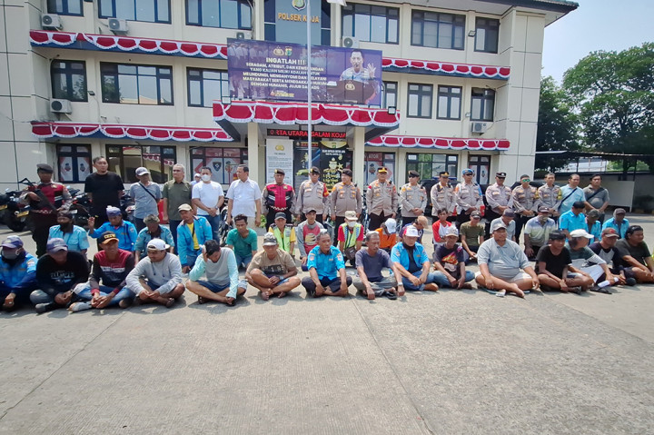 Operasi Premanisme, Polsek Koja Tangkap 88 Preman hingga Matel