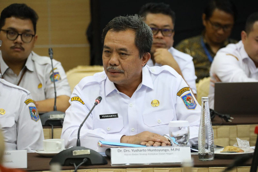 Kepala Badan Strategi Kebijakan Dalam Negeri (BSKDN) Kementerian Dalam Negeri (Kemendagri) Yusharto Huntoyungo. Dok BSKDN Kemendagri