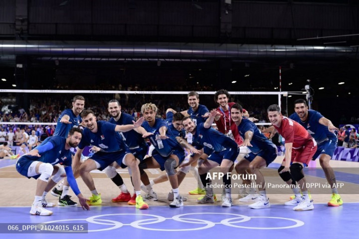 Olimpiade Paris: Prancis Ditantang Polandia di Final Bola Voli Putra