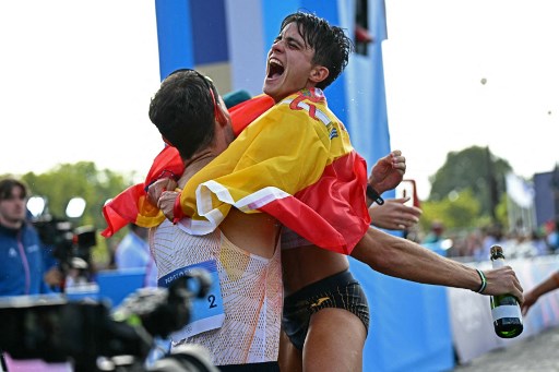 Sejarah! Spanyol Rebut Emas Debut Jalan Cepat Beregu Campuran