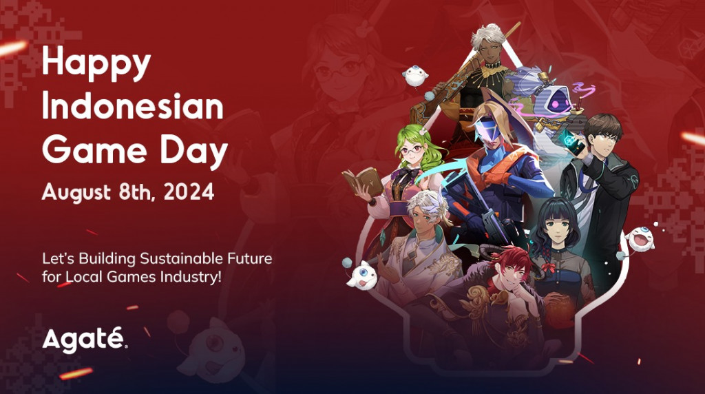 Agate International merayakan Hari Game Indonesia 2024.