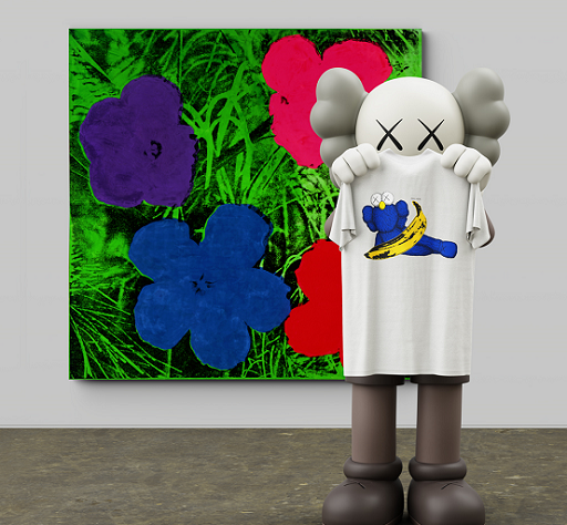 Tampilan Koleksi Spesial KAWS + Warhol, Kolaborasi Unik 2 Seniman Populer