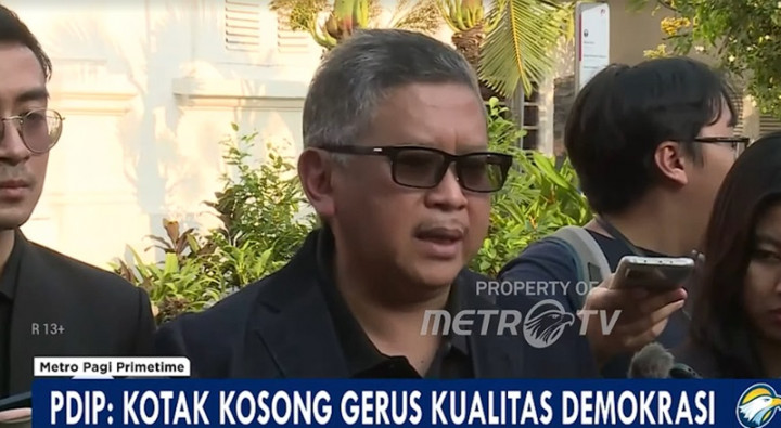 Hasto: Kotak Kosong dalam Demokrasi Harus Dicegah