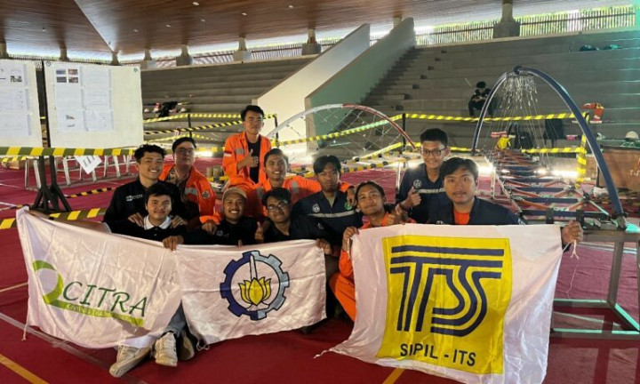 Tim ITS Bawa Pulang 2 Juara dari Ajang Sustainable Bridge Competition 2024