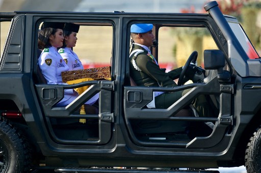 Momen Duplikat Bendera Pusaka dan Teks Proklamasi Dikirab