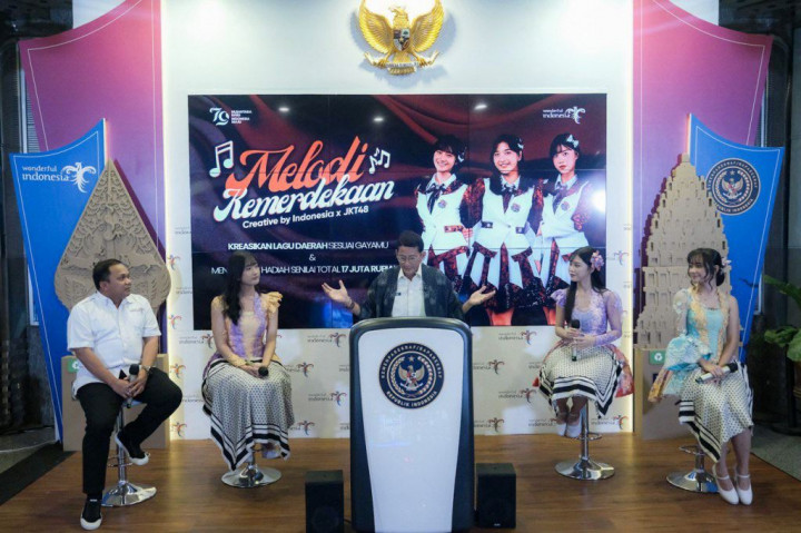 Kemenparekraf Gandeng JKT48 Sukseskan 'Melodi Kemerdekaan 2024'
