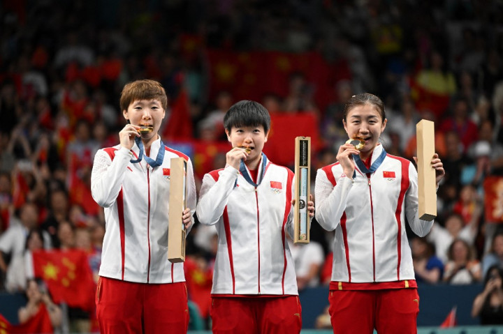Tiongkok Sapu Bersih Medali Emas Tenis Meja Olimpiade Paris