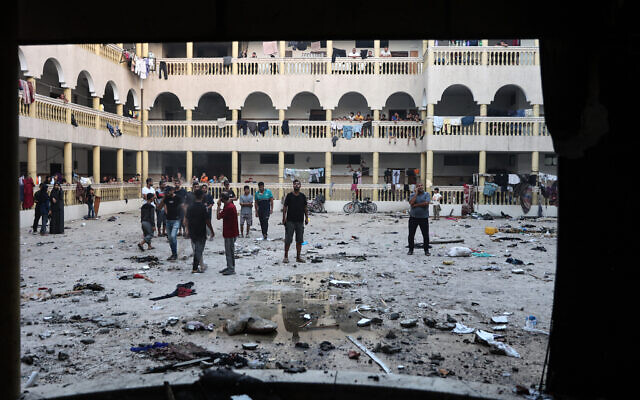 AS Kritik Serangan ke Sekolah di Gaza, Israel klaim Sebagai Markas Hamas