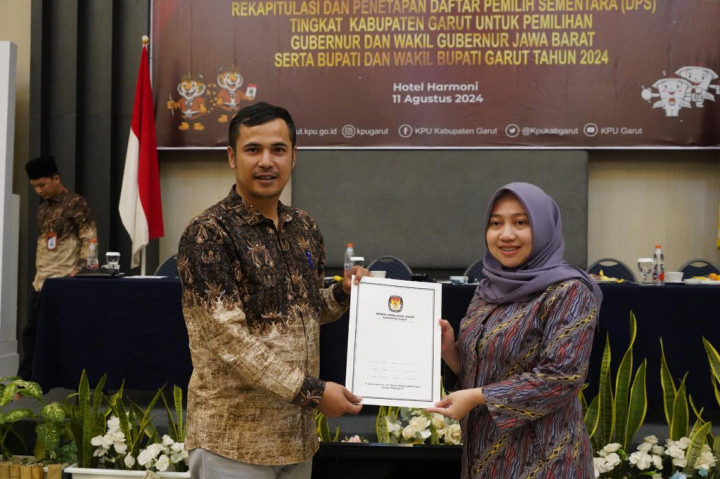 KPU Garut Tetapkan DPS Sebanyak 2.006.023 Jiwa