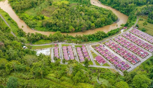 Permukiman Korban Bencana Abrasi Teluk Amurang Rampung Dibangun