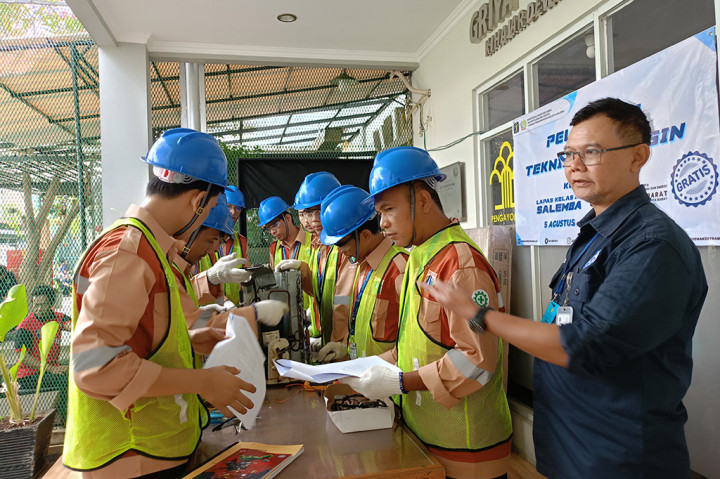 Puluhan Warga Binaan Lapas Salemba Ikuti Pelatihan Kerja