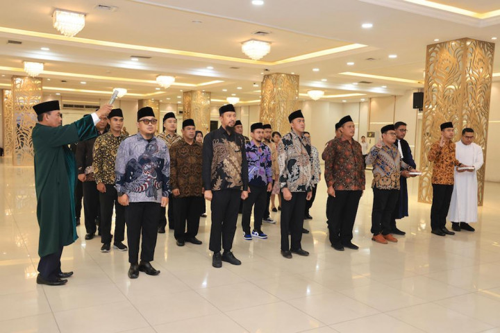 Lantik Pejabat Fungsional, Sekjen Kemenaker Ingatkan Pentingnya Menata Niat