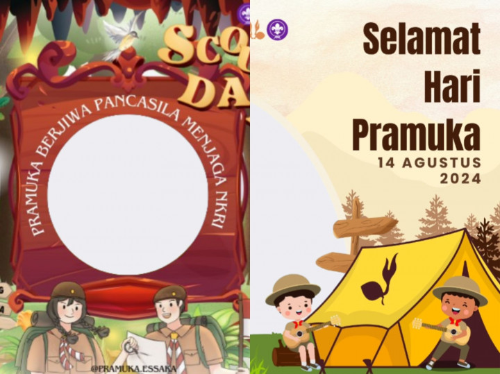 Kumpulan Twibbon Hari Pramuka Nasional 2024, Yuk Unggah di Medsos!