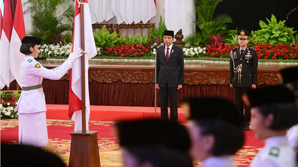 Resmi Dikukuhkan Jokowi, Ini Daftar 76 Anggota Paskibraka Tahun 2024