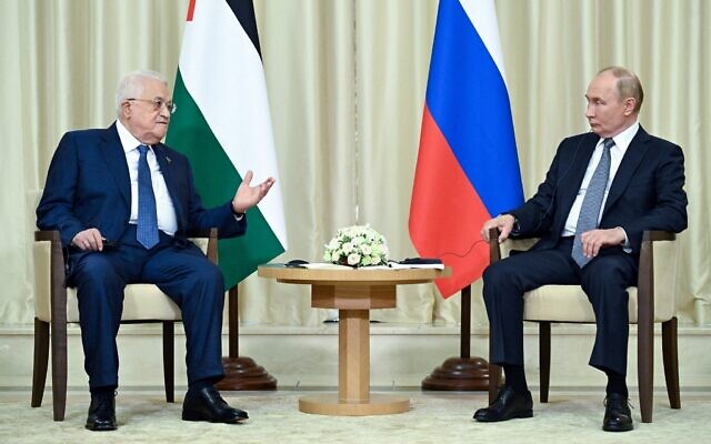 Bertemu Putin, Abbas Pastikan Palestina Diundang ke KTT BRICS