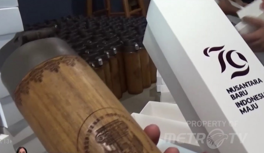 Saiwoden, UMKM asal Japara, terpilih sebagai penyedia merchandise berupa tumbler yang akan dibagikan kepada tamu perayaan HUT ke-79 RI di IKN Nusantara. Metro TV