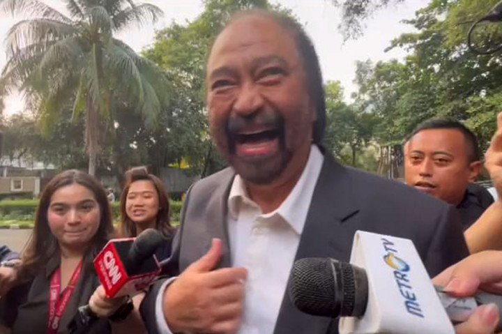 Momen Surya Paloh Sambangi Kediaman Prabowo Subianto