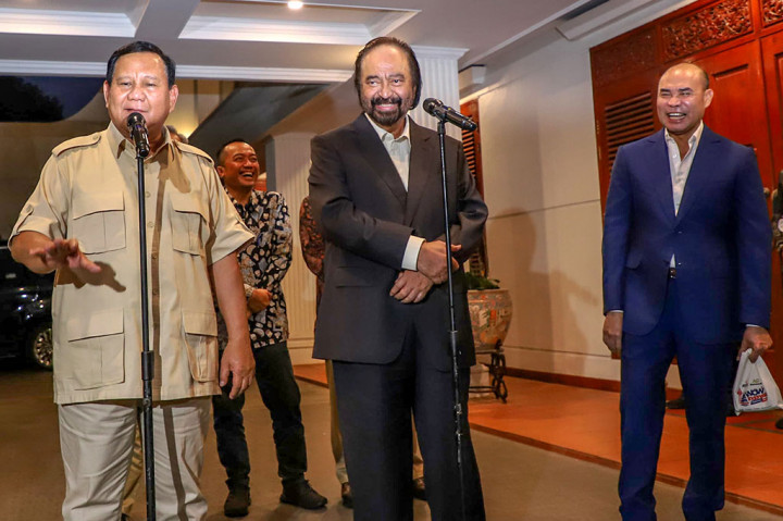 Prabowo: NasDem Sepakat Kerja Sama Hadapi Tantangan Masa Depan