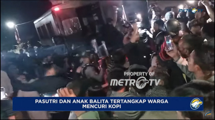 Nekat! Suami Bawa Istri dan Balita saat Curi Kopi