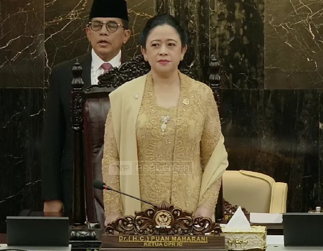 Puan Maharani Pakai Kebaya Emas di Sidang Tahunan MPR 2024, Ini Maknanya