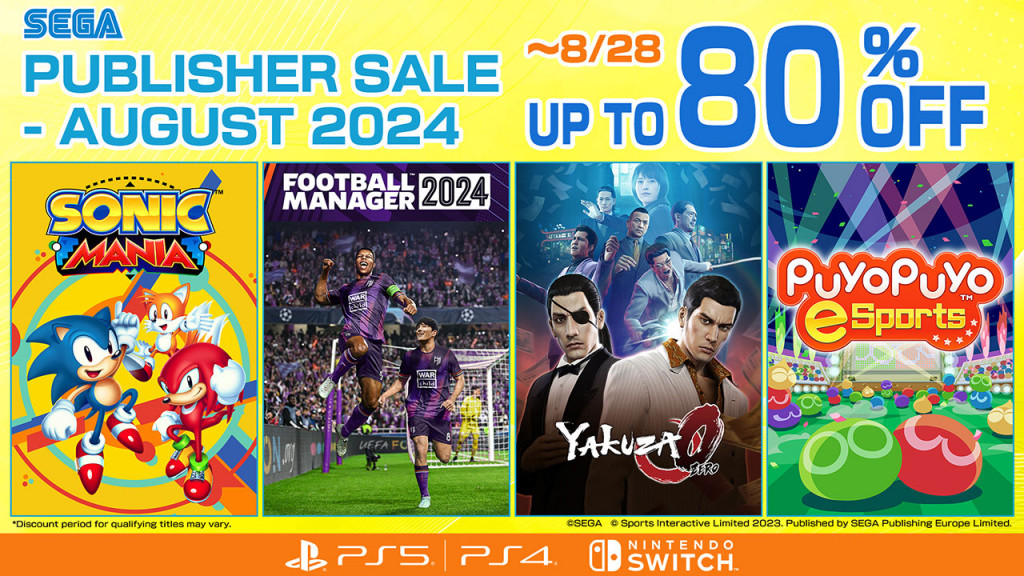 Sega menyediakan diskon game di program 'Publisher Sale' yang digelar tiap bulan.