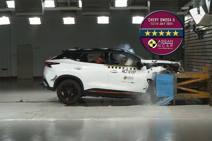 Chery Omoda 5 Raih Lima Bintang dari ASEAN NCAP