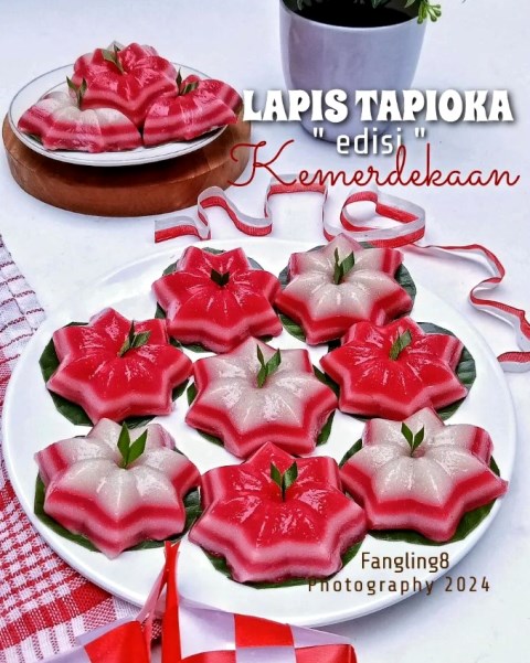 MERDEKA! Simak resep yang punya semangat nasionalisme. (Foto: Dok. Instagram Fangling/@fangling8)