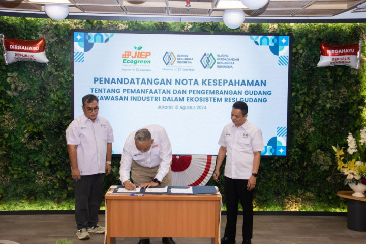 Kembangkan Sistem Resi Gudang, PT JIEP Gandeng KBI dan KPBI